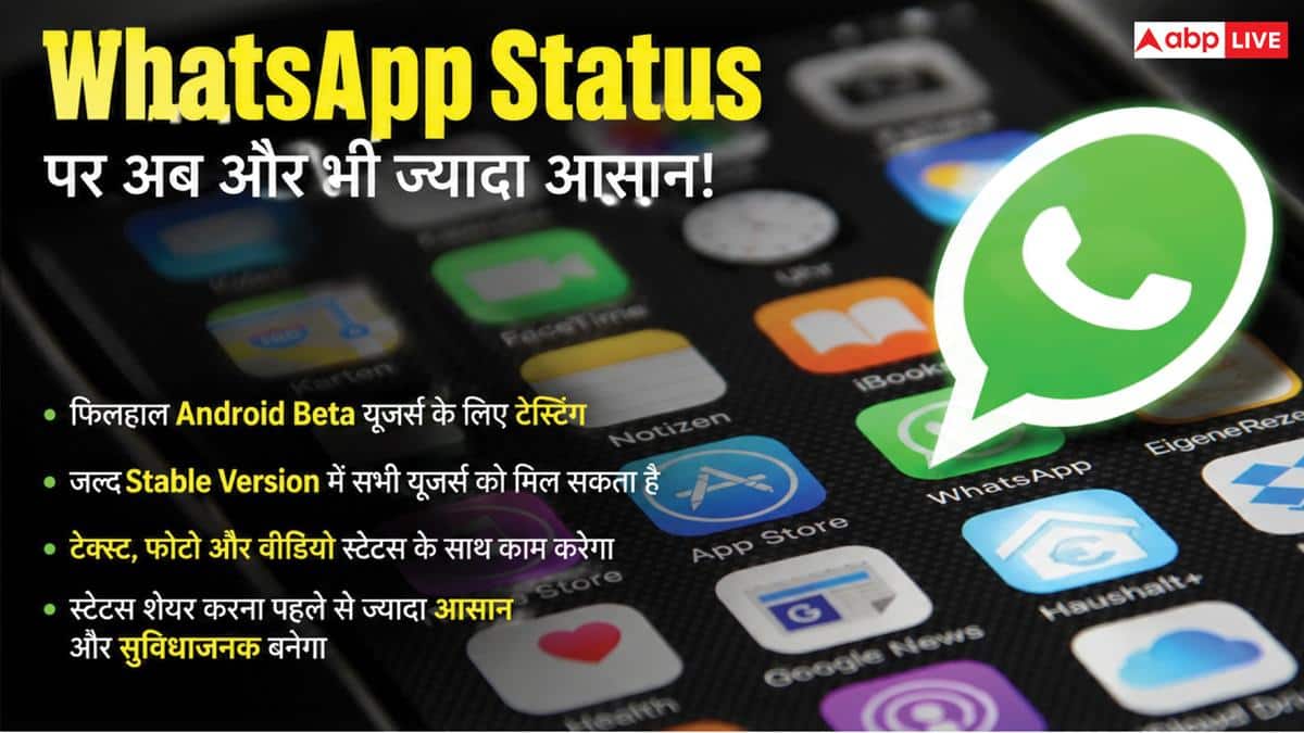 WhatsApp का अपडेट! Status पोस्ट करने के बाद भी बदल सकेंगे Caption