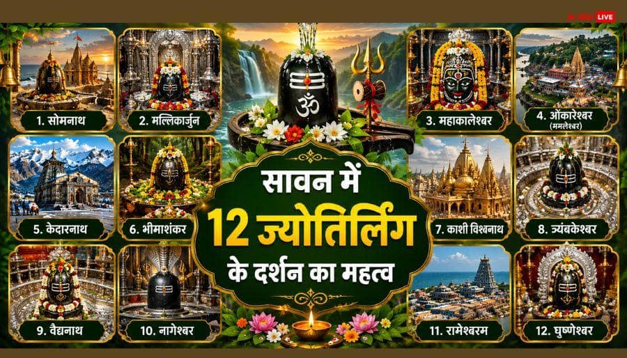 सावन में महाकाल, केदारनाथ और 12 ज्योतिर्लिंगों के दर्शन का क्या फल मिलता है ? सावन में महाकाल, केदारनाथ और 12 ज्योतिर्लिंगों के दर्शन का क्या फल मिलता है ?