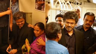 WATCH: Tamil Nadu CM Vijay Rides Chennai Metro To Nandanam, Interacts With Public