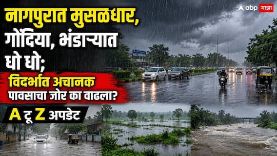 Maharashtra Weather Updates: नागपुरात मुसळधार, गोंदिया, भंडाऱ्यात धो धो; विदर्भात अचानक पावसाचा जोर का वाढला?, A टू Z अपडेट