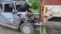 Mumbai-Nashik Highway Accident: मुंबई-नाशिक महामार्गावरील सोनाळे गावाजवळ भीषण अपघात, उभ्या कंटेनरला टॅक्सी जीपची जोरदार धडक; 8 जखमी, त्यापैकी चौघांची प्रकृती गंभीर