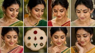 Sawan 2026: 7 Stylish Bindi Designs To Elevate Your Saree Look This Sawan