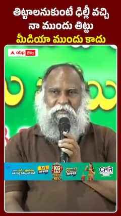 తిట్టాలనుకుంటే ఢిల్లీ వచ్చి నా ముందు తిట్టు మీడియా ముందు కాదు