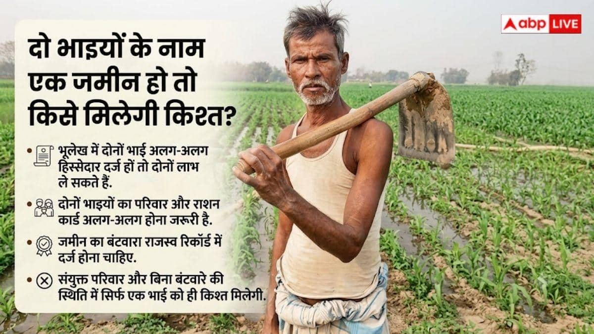 एक ही जमीन पर दो किसान, किसे मिलेगा किसान निधि योजना का लाभ?