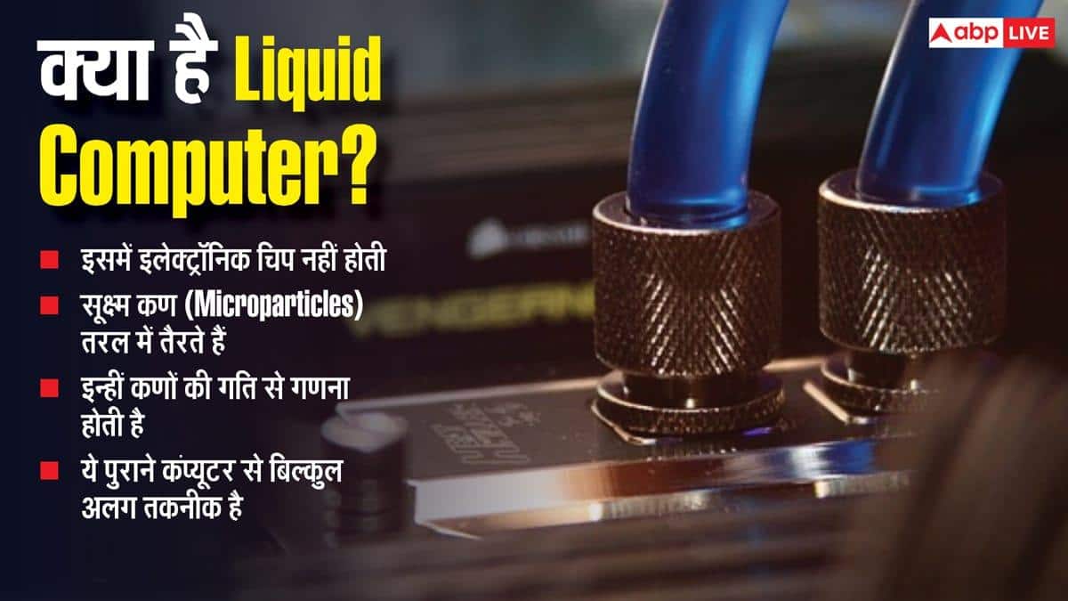 गजब की टेक्नोलॉजी! वैज्ञानिकों ने पानी जैसी चीज से बना दिया कंप्यूटर