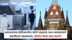 'यापेक्षा चपलांचा स्टँड स्वच्छ असतो'; मंत्रालयाच्या कँटीनमधील फोटो पाहताच उच्च न्यायालयाने एफडीएला खडसावले, कोर्टात नेमकं काय घडलं?