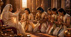 Mahabharat: वनवास से पहले कुंती को पांडवों की भावुक विदाई