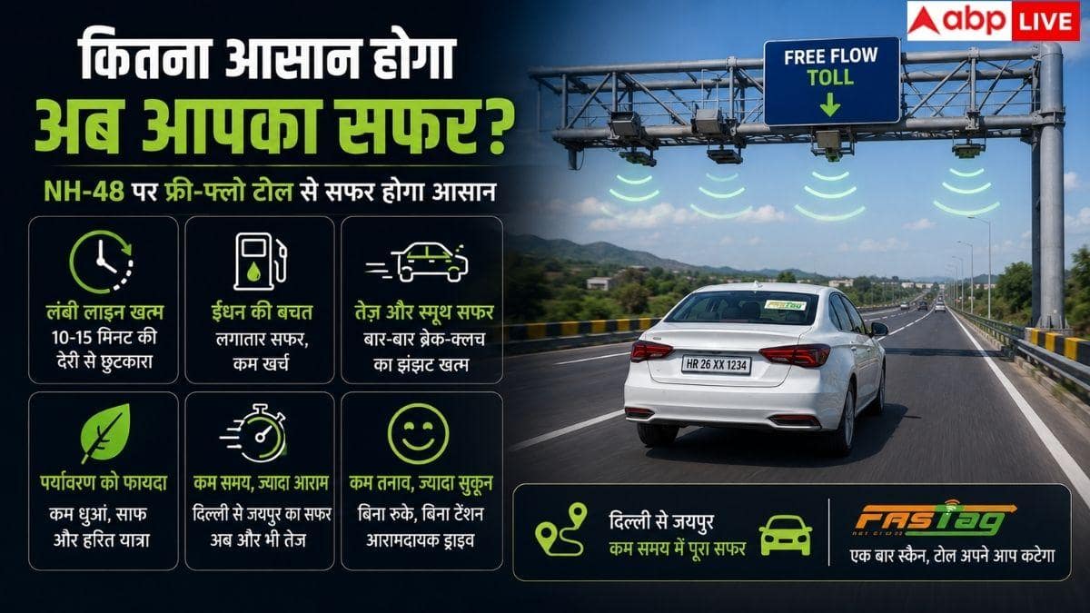 अब बिना रुके फटाफट निकलेंगी गाड़ियां, आज से नया टोल सिस्टम लागू