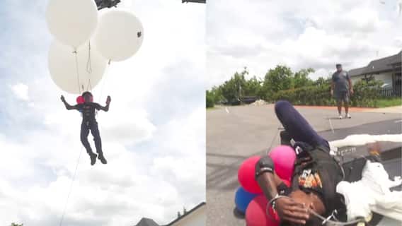 WATCH: IShowSpeed Crashes During Balloon Stunt While Celebrating 60 Million YouTube Subscribers