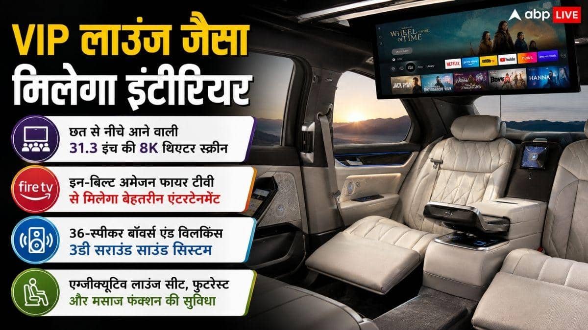 BMW 7 Series 720 KM रेंज, 8K स्क्रीन...बेमिसाल फीचर्स
