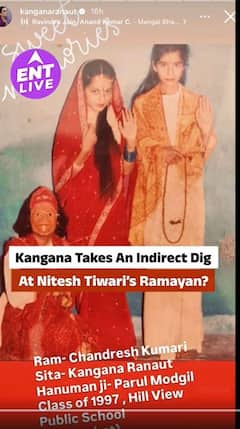Kangana Ranaut का बचपन वाला Sita लुक वायरल, Ramayana Trailer के बीच पोस्ट बनी चर्चा