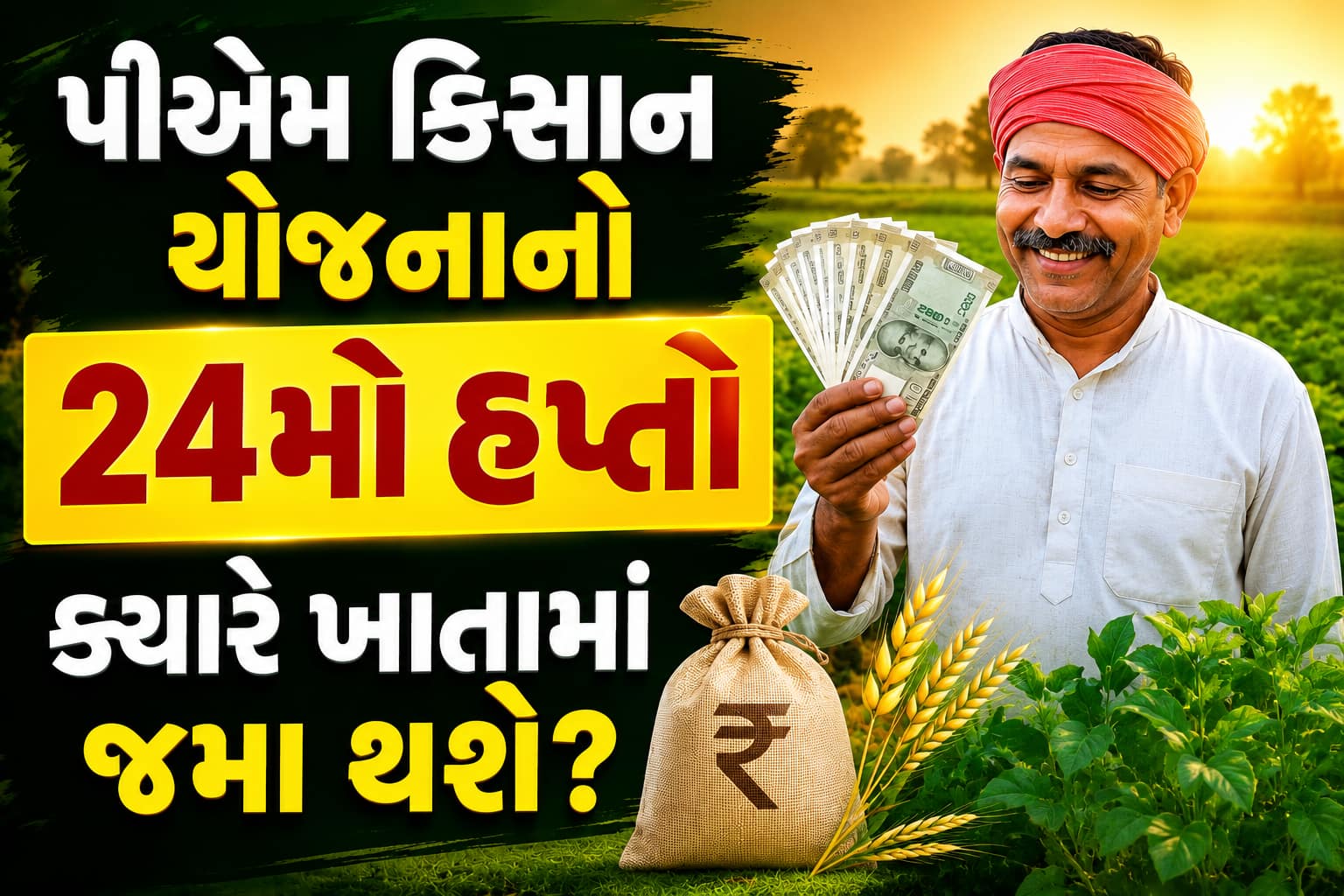 પીએમ કિસાન યોજનાનો 24મો હપ્તો ક્યારે ખાતામાં જમા થશે? કેબિનેટ બેઠકમાં લેવાયો મોટો નિર્ણય