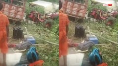 बाराबंकी में हादसा, खेत में पलटी कांवरियों की ट्रॉली
