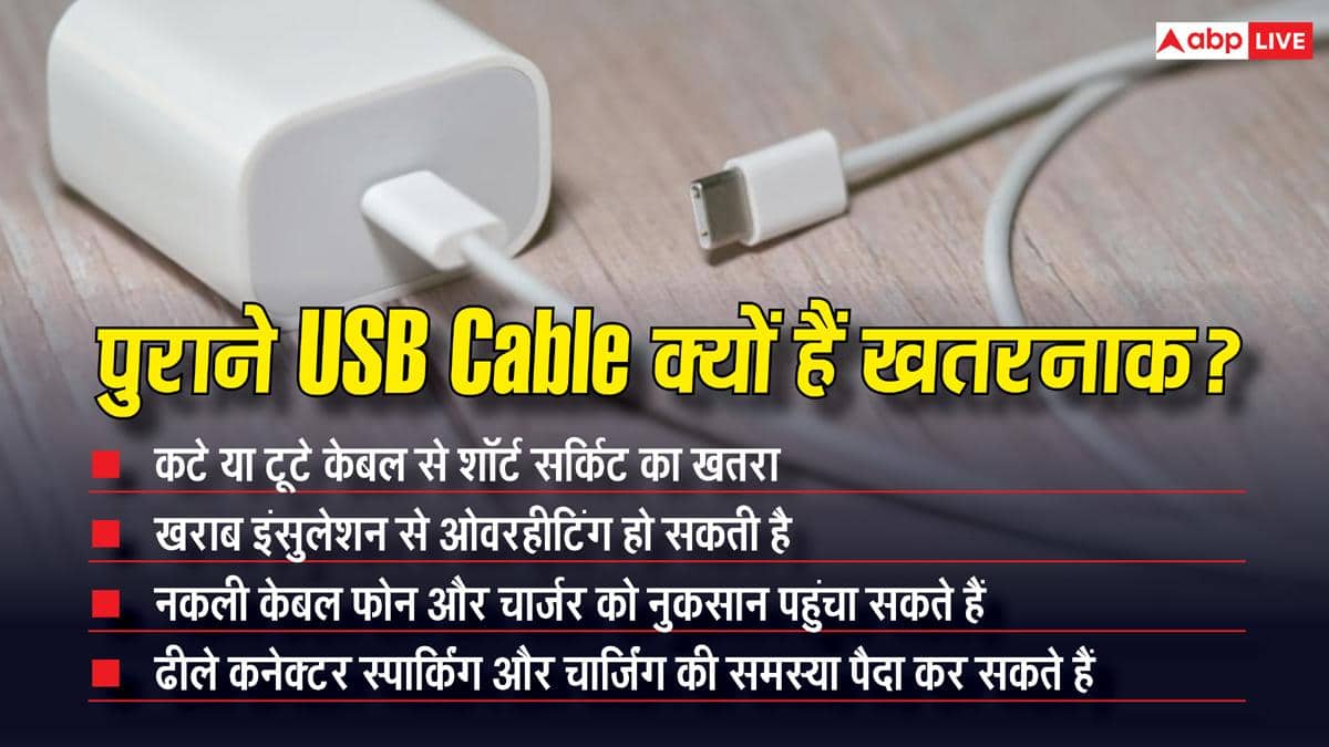 घर में पड़े पुराने USB Cable बन सकते हैं खतरा! जानें क्या करना चाहिए?
