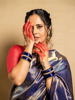 Anasuya Bharadwaj : రుక్మిణిగా అనసూయ - ట్రెడిషనల్ శారీలో స్టన్నింగ్ లుక్