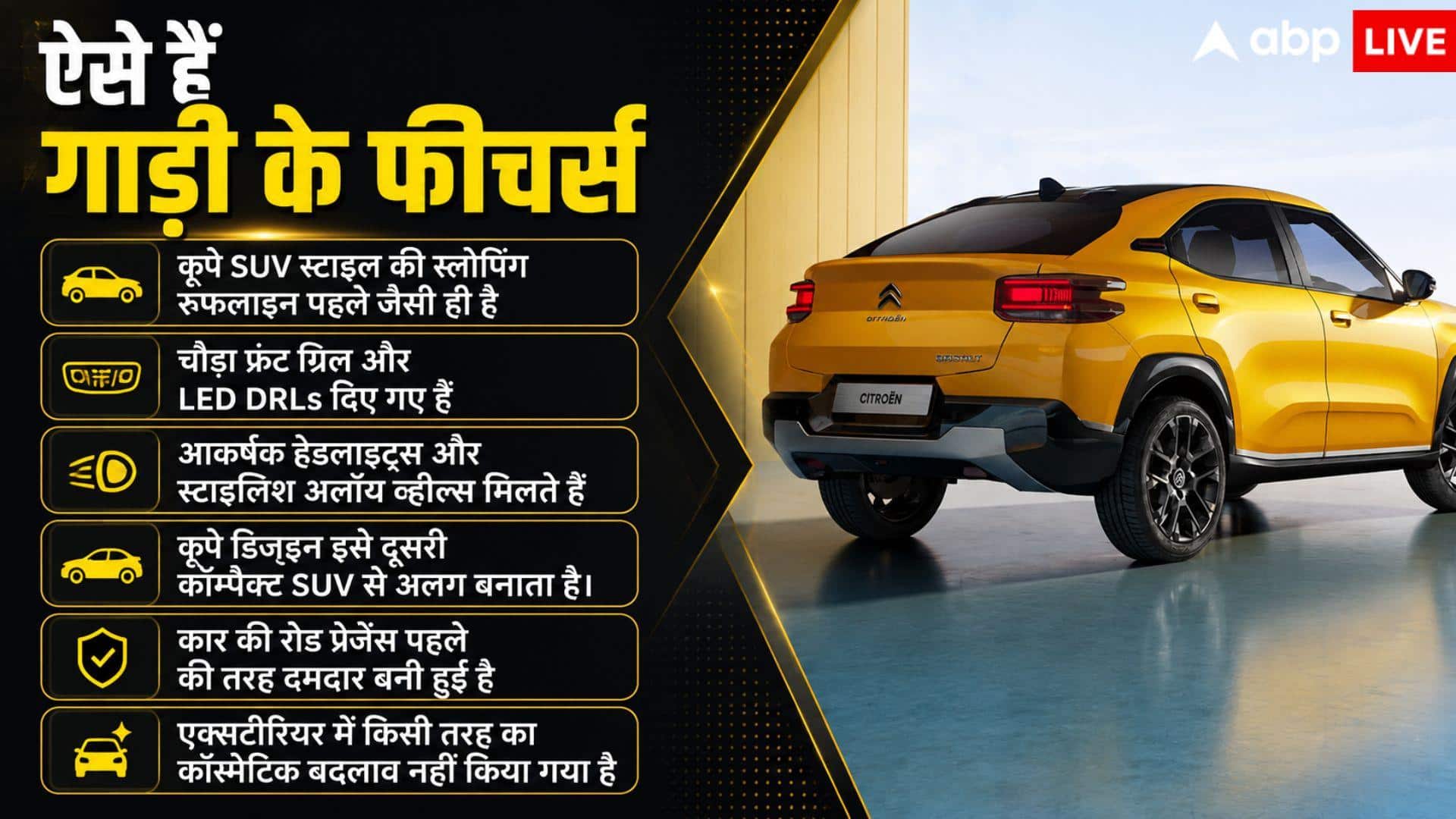 महंगी हो गई Citroen की ये कार, नया एडिशन हाल ही में हुआ लॉन्च