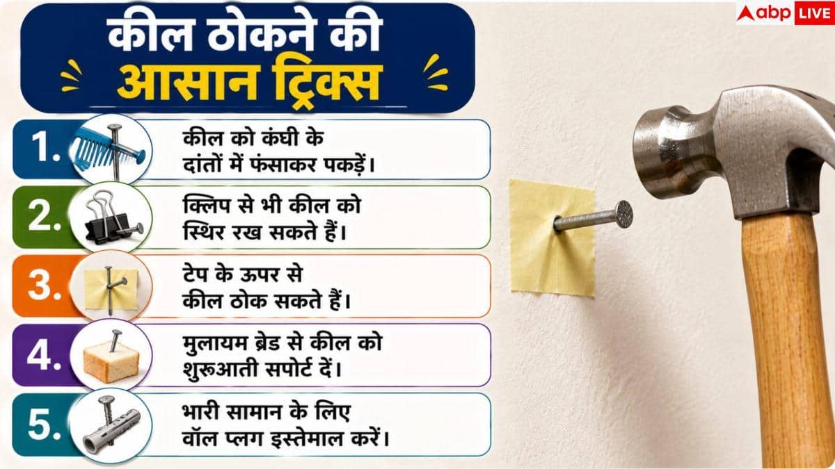 Wall Plaster Damage: क्या कील ठोकते ही खराब हो जाती है दीवार? अपनाएं ये आसान उपाय