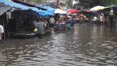 Bhiwandi Kamvari River Flood : भिवंडीत धुव्वाधार पाऊस! कामवारी नदीने धोक्याची पातळी ओलांडली; शहरासह भाजी मार्केट, बाजारपेठ जलमय, जनजीवन विस्कळीत