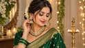 Planning To Wear Green Saree This Sawan? Try These Stunning Makeup Looks