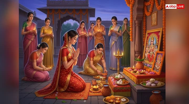 पूजा में लाल चुनरी, श्रृंगार का सामान, लाल फूल, अक्षत, रोली, हल्दी, नारियल, फल और मिठाई अर्पित करें. श्रद्धा और भक्ति से की गई पूजा का विशेष फल प्राप्त होता है.