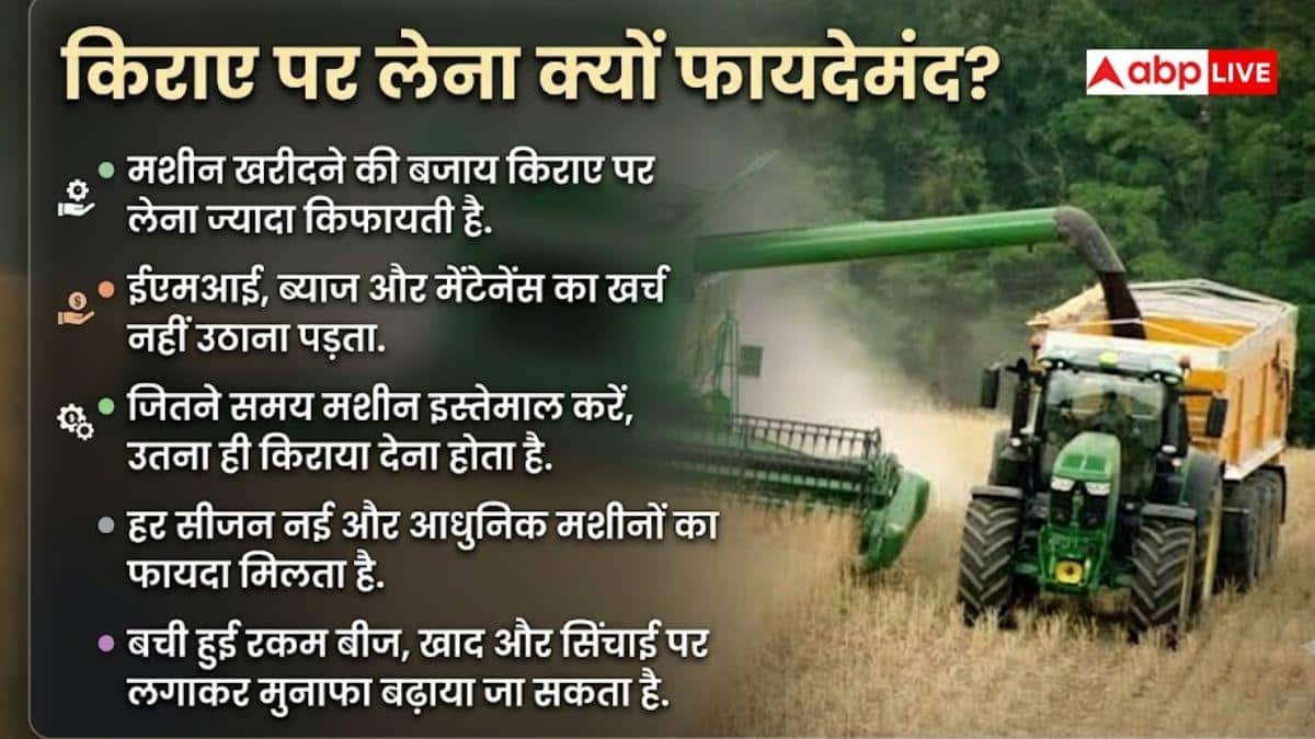 कृषि यंत्र खरीदने से बेहतर है किराये पर लेना? सरकार कैसे करती है मदद