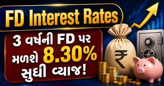 FD Interest Rates: 3 વર્ષની FD પર મળશે 8.30% સુધી વ્યાજ! જુઓ બેંકોનું લિસ્ટ