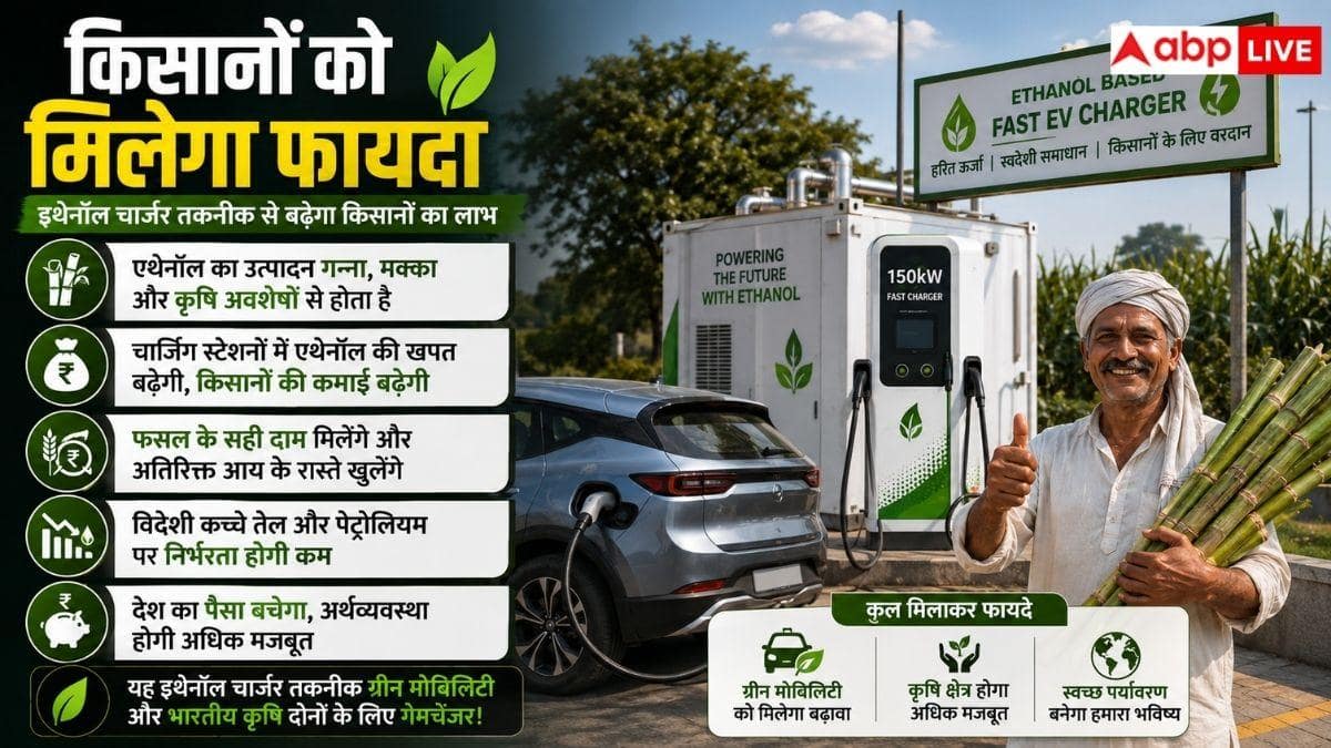 बिजली नहीं, अब एथेनॉल से चार्ज होगी EV
