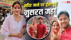 'ये लव जिदाह नहीं है क्या?' नुसरत जहां ने पति के साथ ओमकारेश्वर और महाकालेश्वर मंदिर में किए दर्शन, भड़के लोग