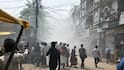 Massive Fire Breaks Out At Footwear Shop In Madhya Pradesh's Narmadapuram