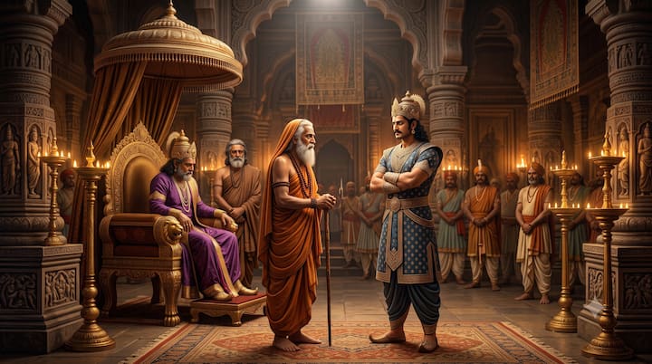 दुर्योधन महर्षि मैत्रेय की सीख को गंभीरता से नहीं लेता. वह उनके सामने अहंकारपूर्ण व्यवहार करता है और उनकी बातों का सम्मान नहीं करता. ऋषि समझ जाते हैं कि जब विवेक पर घमंड हावी हो जाए, तब अच्छे से अच्छा उपदेश भी असर नहीं कर पाता.