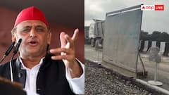 यूपी से बाहर न जाए ये निंजा टेक्निक! उन्नाव में पंखों से सुखाया एक्सप्रेस वे