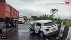 100 की रफ्तार, कार के उड़े परखच्चे, अबान अहमद के सड़क हादसे की भयावह तस्वीरें