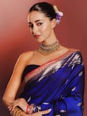 Ananya Panday : చీరకట్టులో లైగర్ బ్యూటీ గ్లామరస్ లుక్ - ఎంత క్యూట్‌గా ఉందో చూశారా?