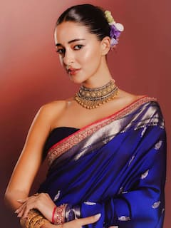 Ananya Panday : చీరకట్టులో లైగర్ బ్యూటీ గ్లామరస్ లుక్ - ఎంత క్యూట్‌గా ఉందో చూశారా?