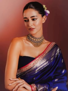Ananya Panday : చీరకట్టులో లైగర్ బ్యూటీ గ్లామరస్ లుక్ - ఎంత క్యూట్‌గా ఉందో చూశారా?