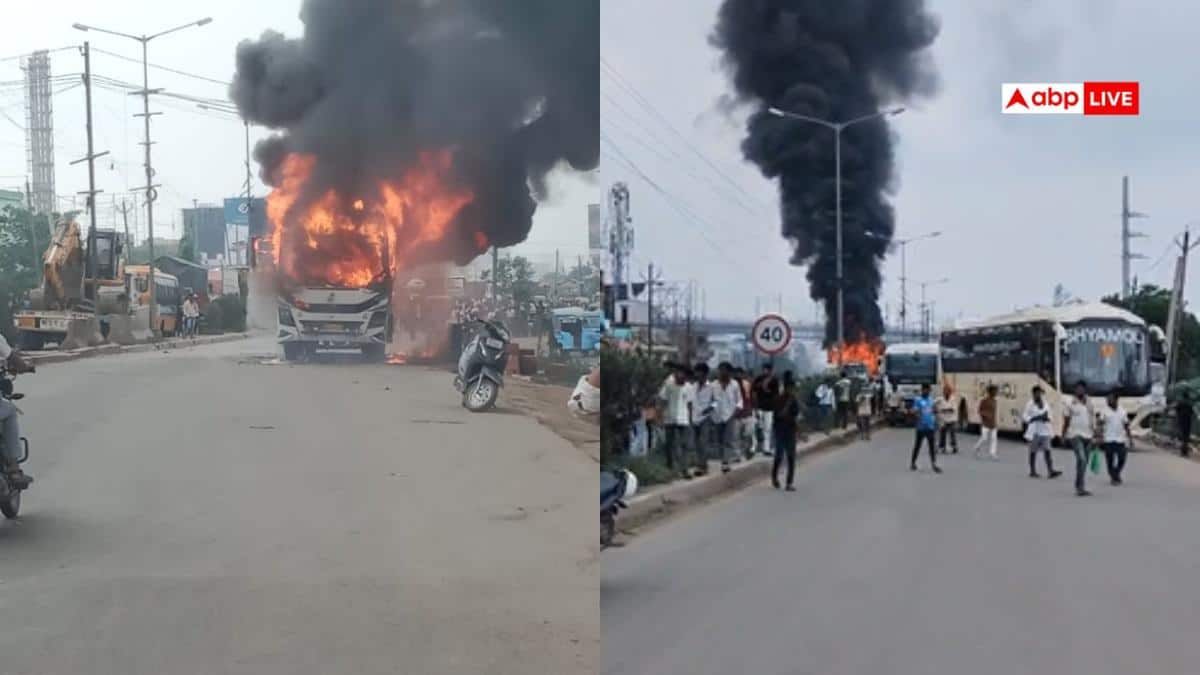 पटना में सड़क हादसे के बाद बवाल! बस समेत 5 गाड़ियां फूंकीं, पुलिस पर भी पथराव