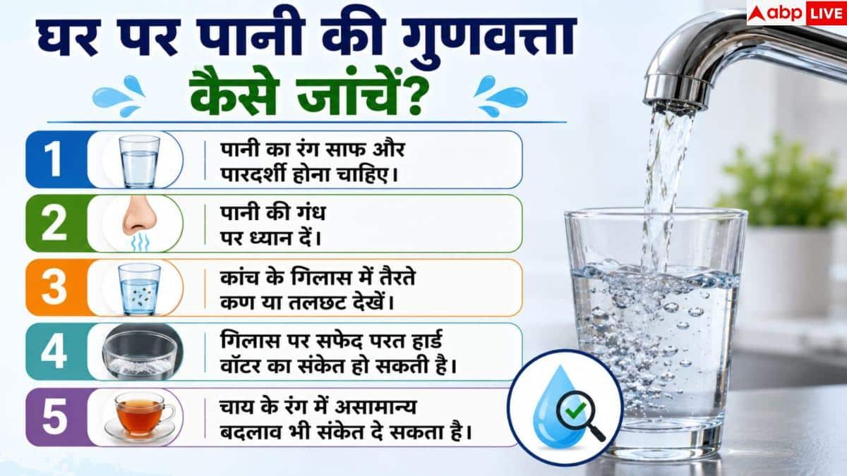 Drinking Water Quality: क्या आपका नल का पानी पीने लायक है? घर पर ऐसे करें 5 मिनट में जांच