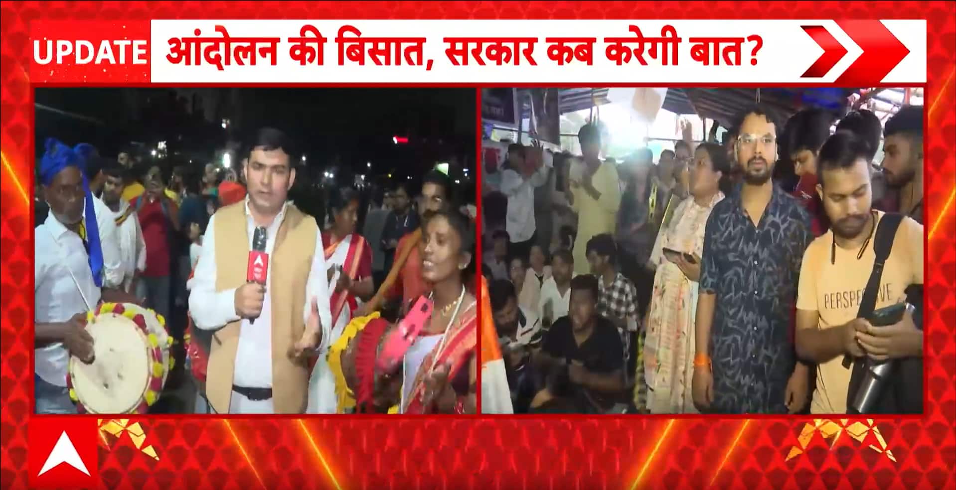 Protest Site: Tribal Artists Boost Students’ Morale at Jharkhand Protest with Folk Culture
