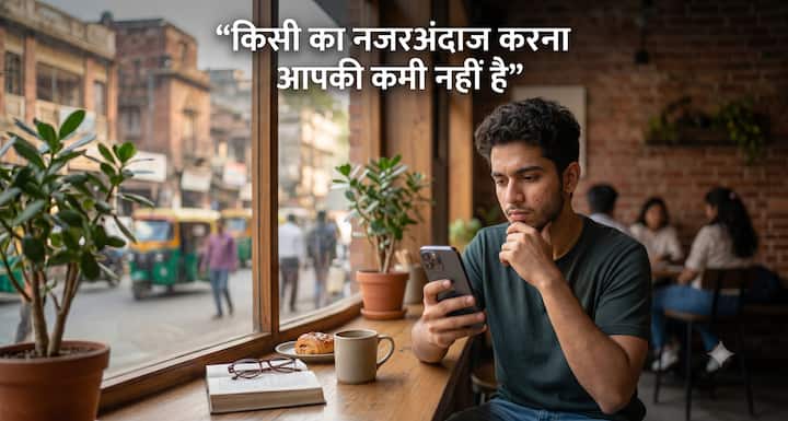 किसी ने आपका संदेश पढ़कर जवाब नहीं दिया, आपकी पोस्ट पर लाइक नहीं किया या आपको नजरअंदाज कर दिया इसका मतलब ये नहीं कि आपकी कीमत कम हो गई. हर इंसान की अपनी जिंदगी और अपनी प्राथमिकताएं होती हैं. अपनी मानसिक शांति किसी दूसरे के जवाब के भरोसे मत छोड़िए. आपकी कीमत किसी के व्यवहार से तय नहीं होती.
