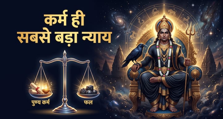 शनि देव की सबसे बड़ी सीख यही है कि इंसान जैसा कर्म करता है, उसे वैसा ही फल मिलता है. दूसरों को धोखा देकर या गलत रास्ते से मिली सफलता ज्यादा समय तक नहीं टिकती. इसलिए परिस्थितियां कितनी भी कठिन क्यों न हों, अपने कर्म ईमानदारी से करते रहें. देर हो सकती है, लेकिन कर्म का हिसाब जरूर होता है.