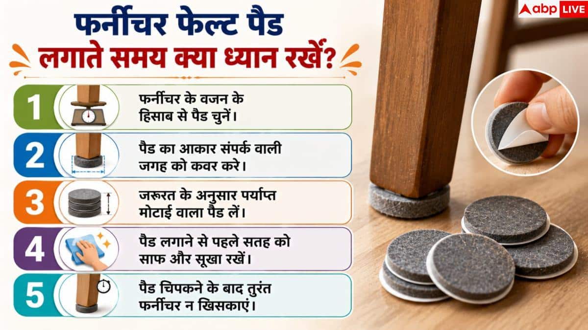 Furniture Marks On Wall: घर की दीवारों पर फर्नीचर के निशान पड़ गए? ऐसे करें कम 3 Furniture Marks On Wall: घर की दीवारों पर फर्नीचर के निशान पड़ गए? ऐसे करें कम