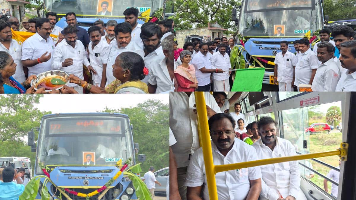 சுதந்திரத்திற்குப் பின் முதல்முறையாக கிராமத்திற்குள் நுழைந்த அரசு பேருந்து! கொண்டாட்டத்தில் கிராம மக்கள்!