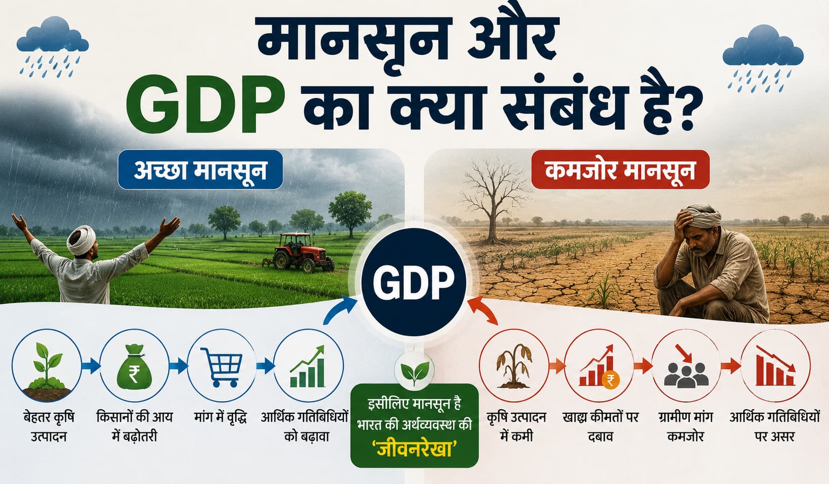 Xप्लेन: कैसे होती है मानसून की भविष्यवाणी, बारिश अर्थव्यवस्था के लिए क्यों है जरूरी?