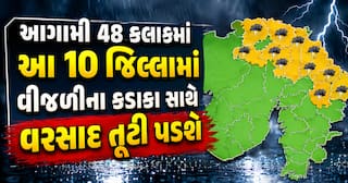 આગામી 48 કલાકમાં આ 10 જિલ્લામાં વીજળીના કડાકા સાથે વરસાદ તૂટી પડશે, જાણો IMD ની આગાહી
