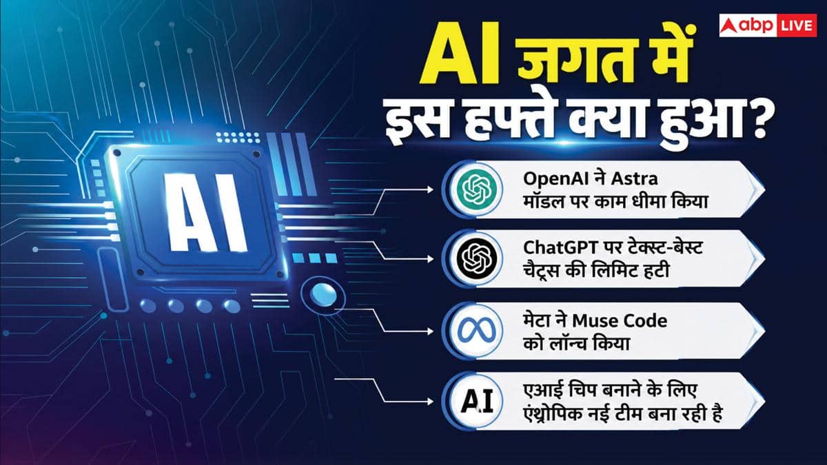 AI के जगत में इस हफ्ते क्या-क्या हुआ? यहां जानें सारी हलचल