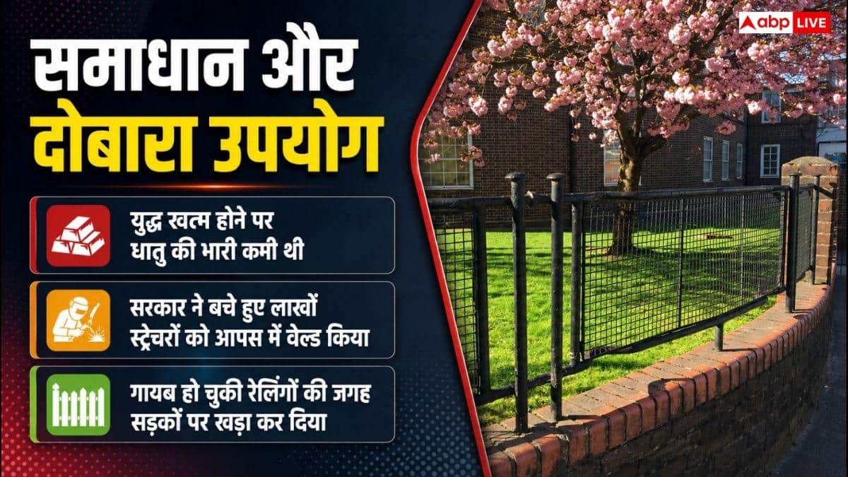 लंदन की सड़कों पर लगी रेलिंग का क्या है द्वितीय विश्व युद्ध से संबंध, जानें यहां?