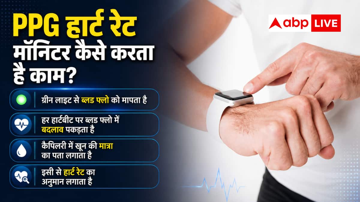 हार्ट रेट का कैसे पता लगाती है स्मार्टवॉच, जानें टेक्नोलॉजी