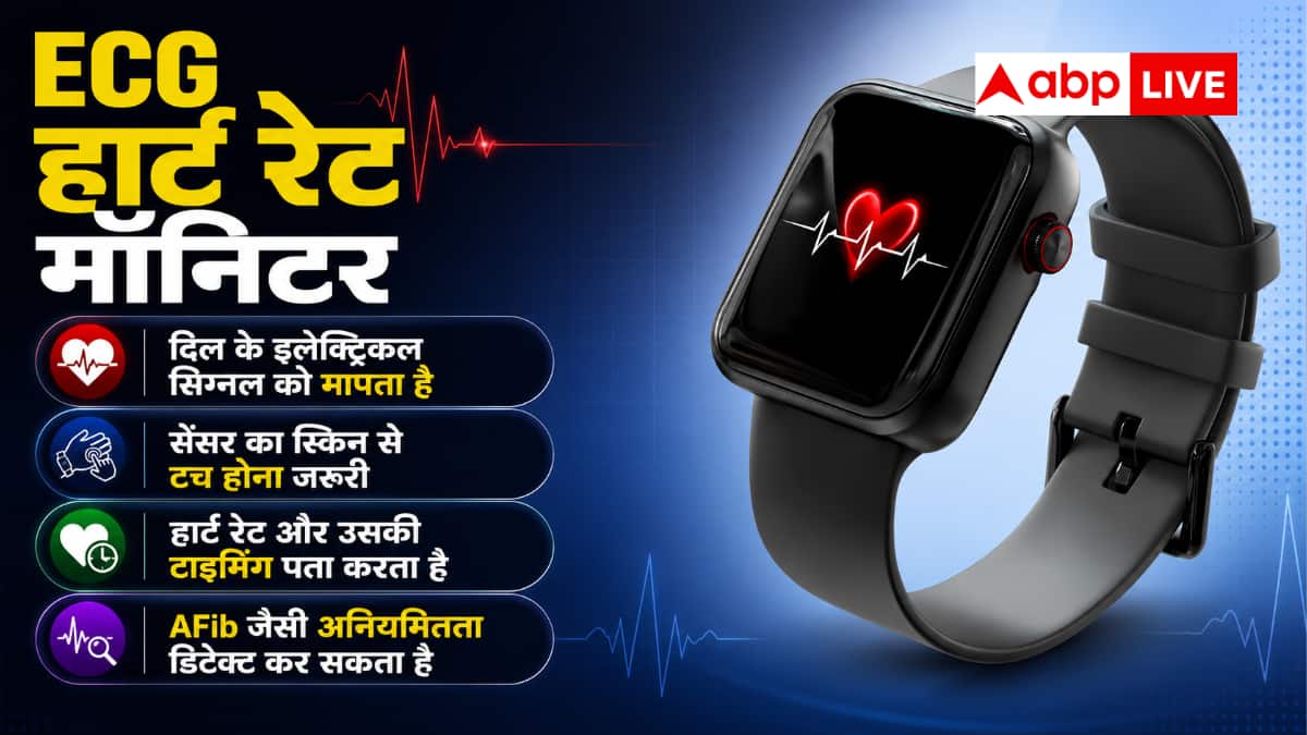 हार्ट रेट का कैसे पता लगाती है स्मार्टवॉच, जानें टेक्नोलॉजी