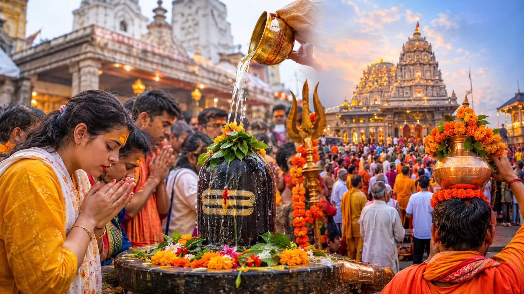 Second Sawan Somwar: Thousands Devotees Throng Dudheshwar Nath, Mankameshwar And Various Shiva Temples Across India  