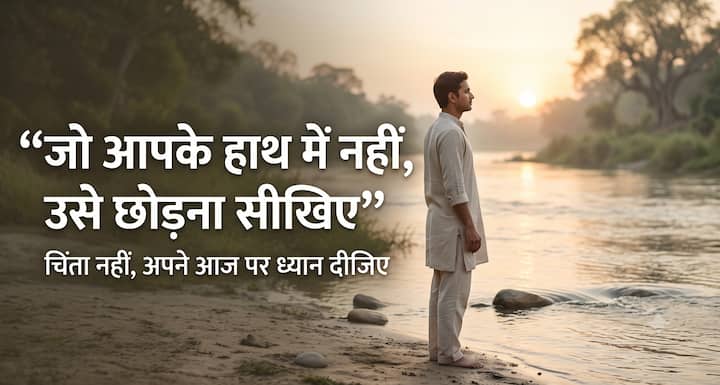 हम अक्सर उन चीजों को लेकर परेशान होते रहते हैं, जिन्हें हम बदल ही नहीं सकते. किसी ने क्या कहा, कल क्या होगा या आगे क्या होने वाला है इन सब पर हमारा पूरा नियंत्रण नहीं होता. लेकिन आज हम क्या कर सकते हैं, यह हमारे हाथ में जरूर है. इसलिए अपनी ऊर्जा चिंता में नहीं, उस काम में लगाइए जिसे आप सच में बदल सकते हैं.